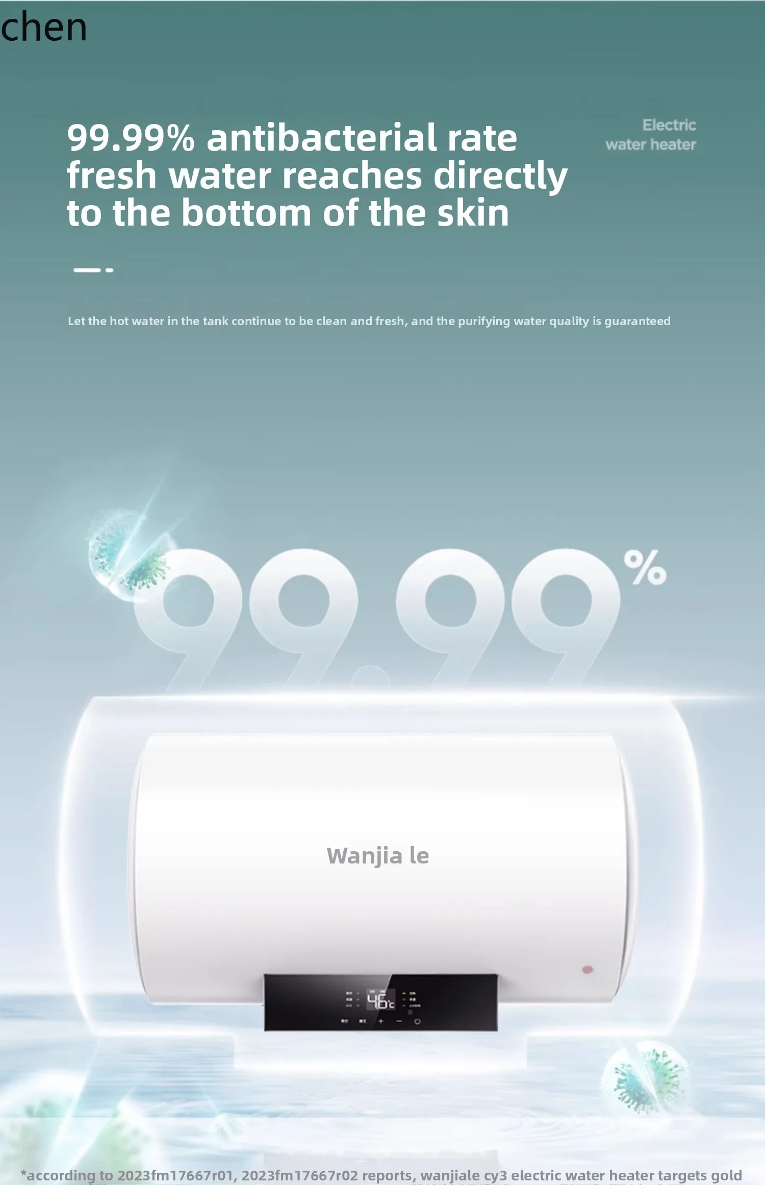 LXC scaldabagno elettrico domestico elettrico 50 litri bagno tipo di accumulo d'acqua piccolo bagno da 60 litri