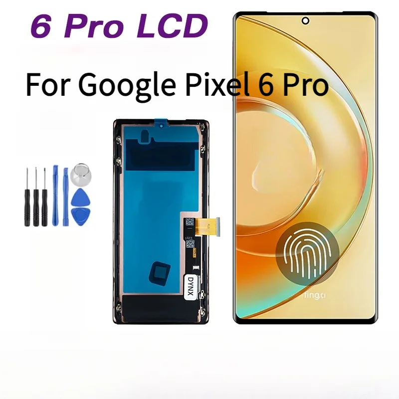 

6.7" OLED For Google Pixel 6 Pro LCD Display Touch Screen Digitizer LCD GLUOG G8VOU Replacement Parts