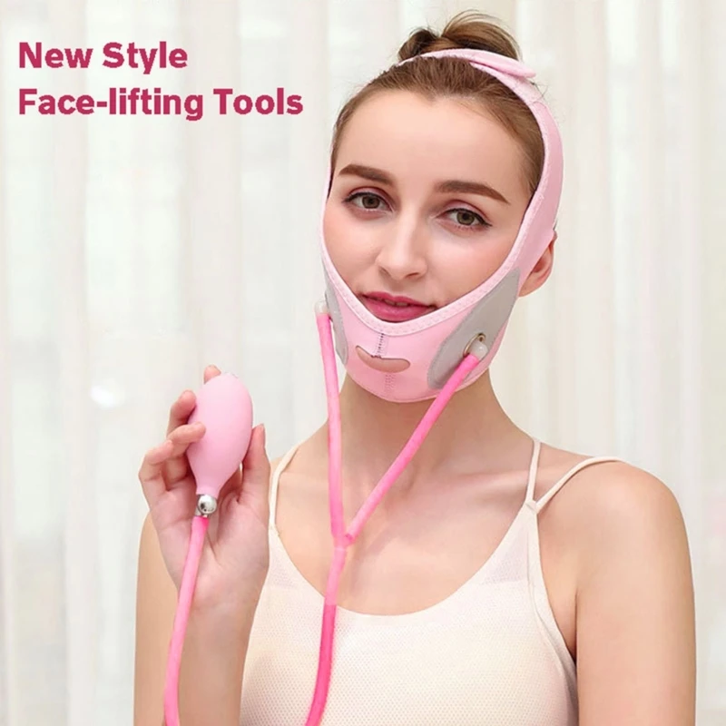 Inflatable Face Slimming Band Air Press Lift Up Belt Face-Lift Mask Massager Drop Shipping