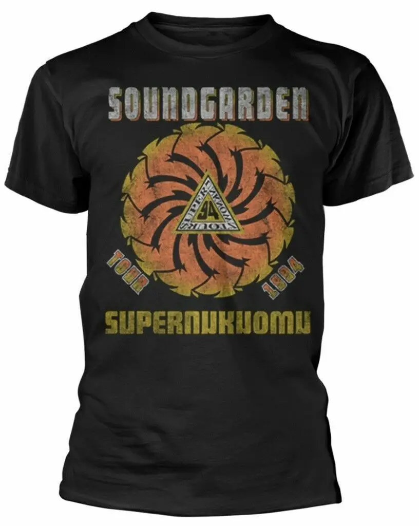 

Official Soundgarden T Shirt Superunknown Tour 94 Black Classic Rock Band Tee