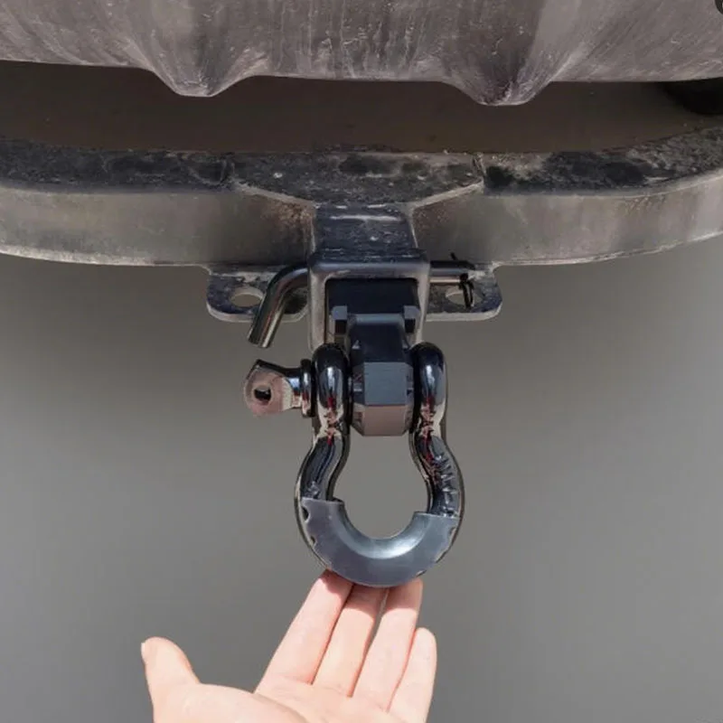 

1pcs 2" U-Ring Shackle 2000N traction force Detachable Connector Trailer Arm Modification Trailer ring For Jeep Off Road Vehicle