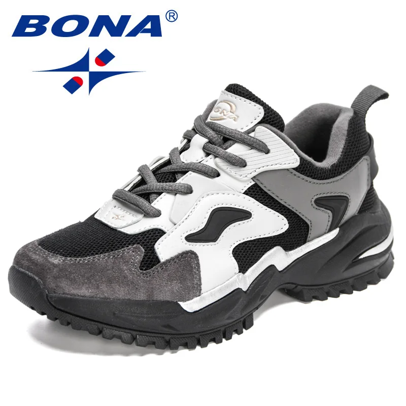 

BONA 2022 New Designers Classics Running Shoes Outdoor Sneakers Women Lightweight Anti-skid Wear-resistant Walking Shoes Ladies