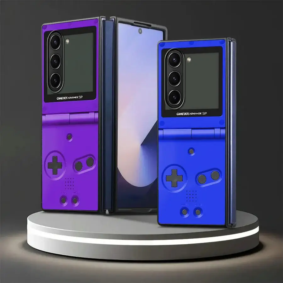 Classic Game Gaming Case for Samsung Galaxy Z Fold 7 6 5 4 3 ZFold5 ZFold6 ZFold3 ZFold7 ZFold4 Back Phone Cover