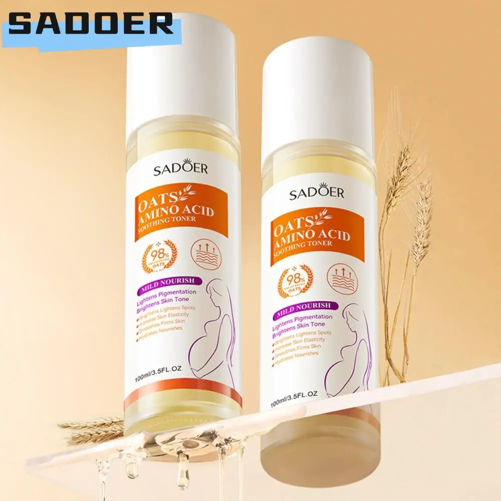 

100ml SADOER Oatmeal Amino Acid Gentle Soothing Toner Oil Control Smoothing Facial Wrinkles Shrink Pores Repair Skin Care