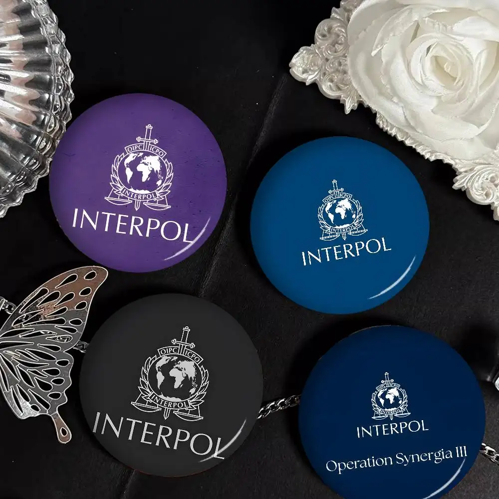 Post-Punk Band I-InterpolS 58mm Animals Funny Brooches Badge Backpack Clothes Gift Accessory