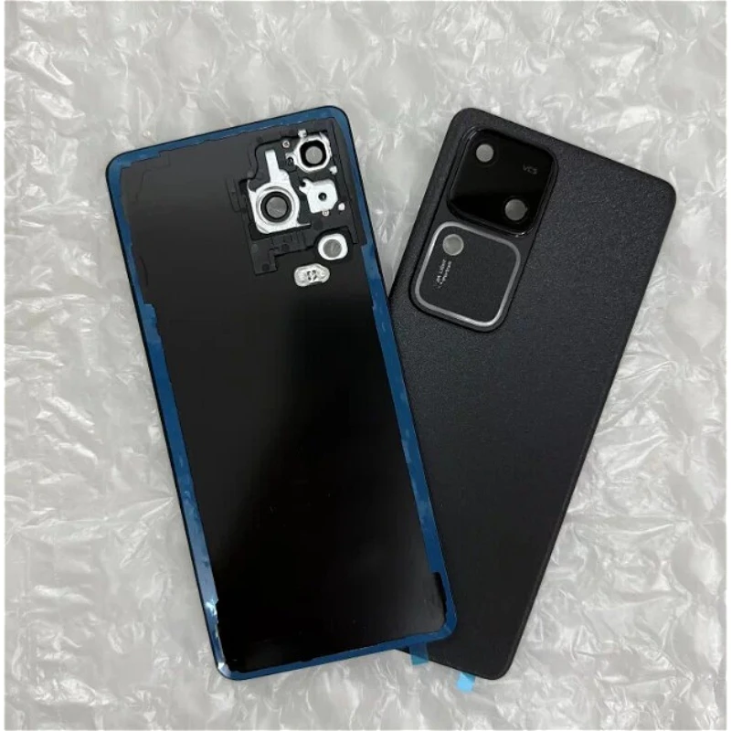 Replacement Back Cover For Vivo V30 Rear Glass Housing Battery Door Repair Part & Camera Lens Frame