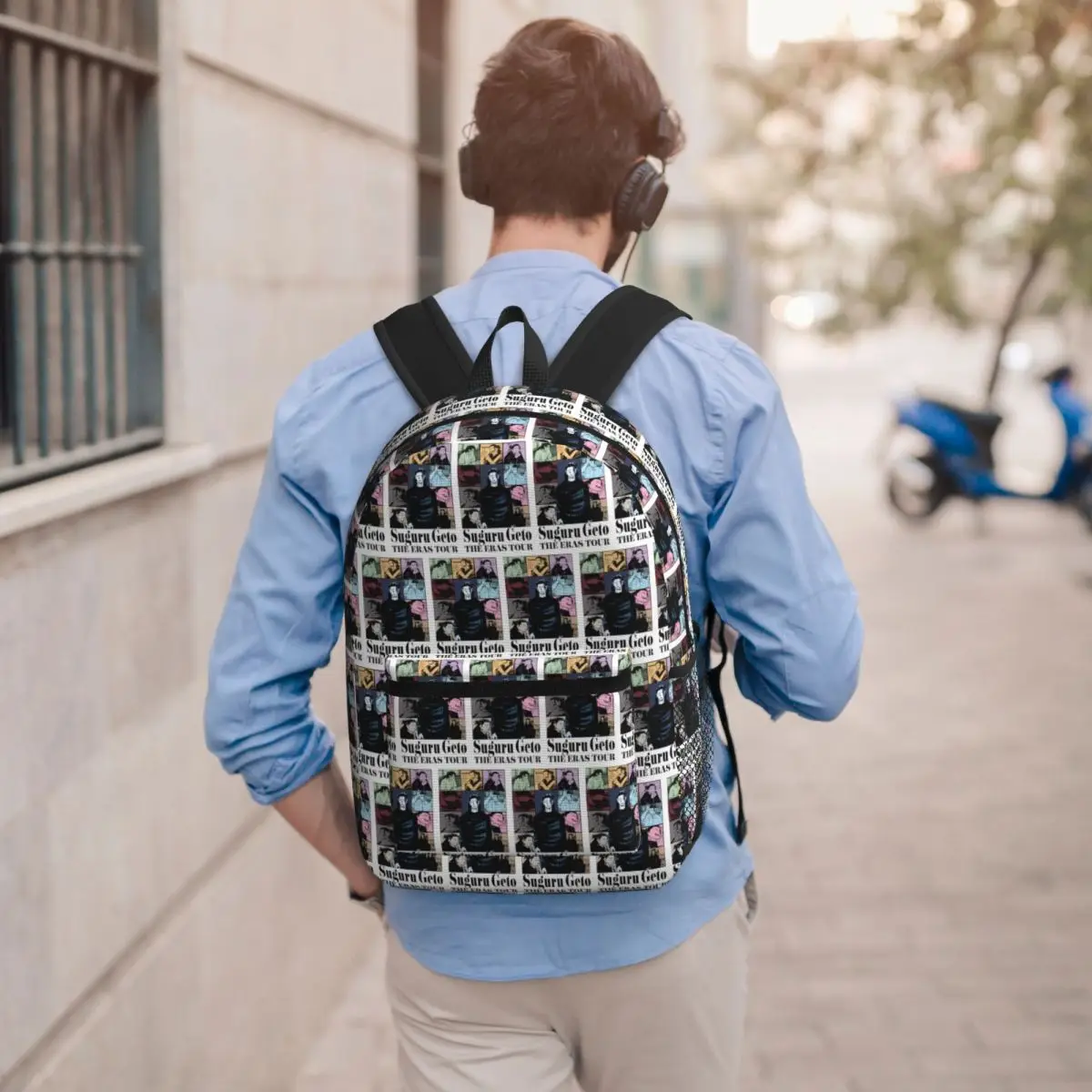Jujutsu Kaisen Suguru Geto Anime Girl Dinner Student Backpack School Bag Hiking Travel Daypack Boys Girls Bookbag Shoulder Bags