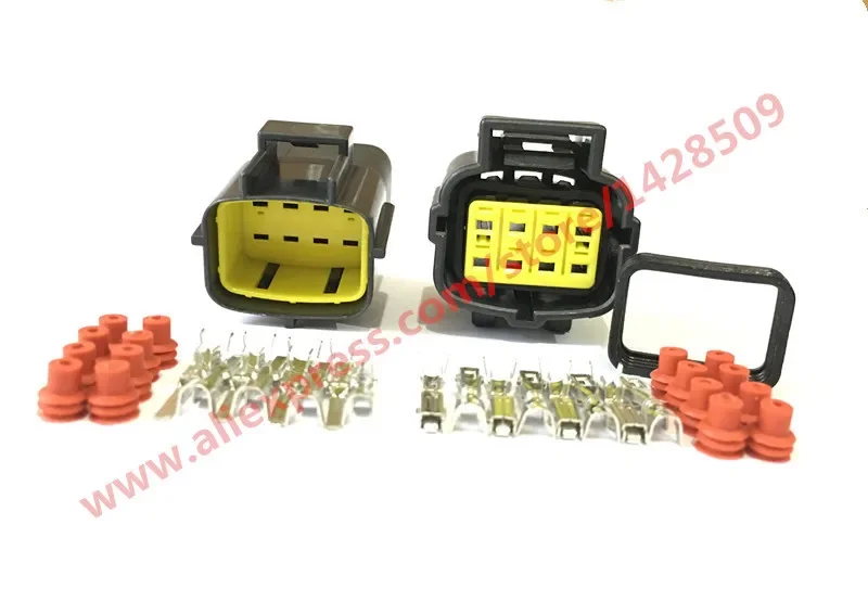 

1 Set 8 Pin 174984-2 174982-2 Female And Male Waterproof Wire Connector Plug Car Auto Sealed Car Truck Denso Connectors