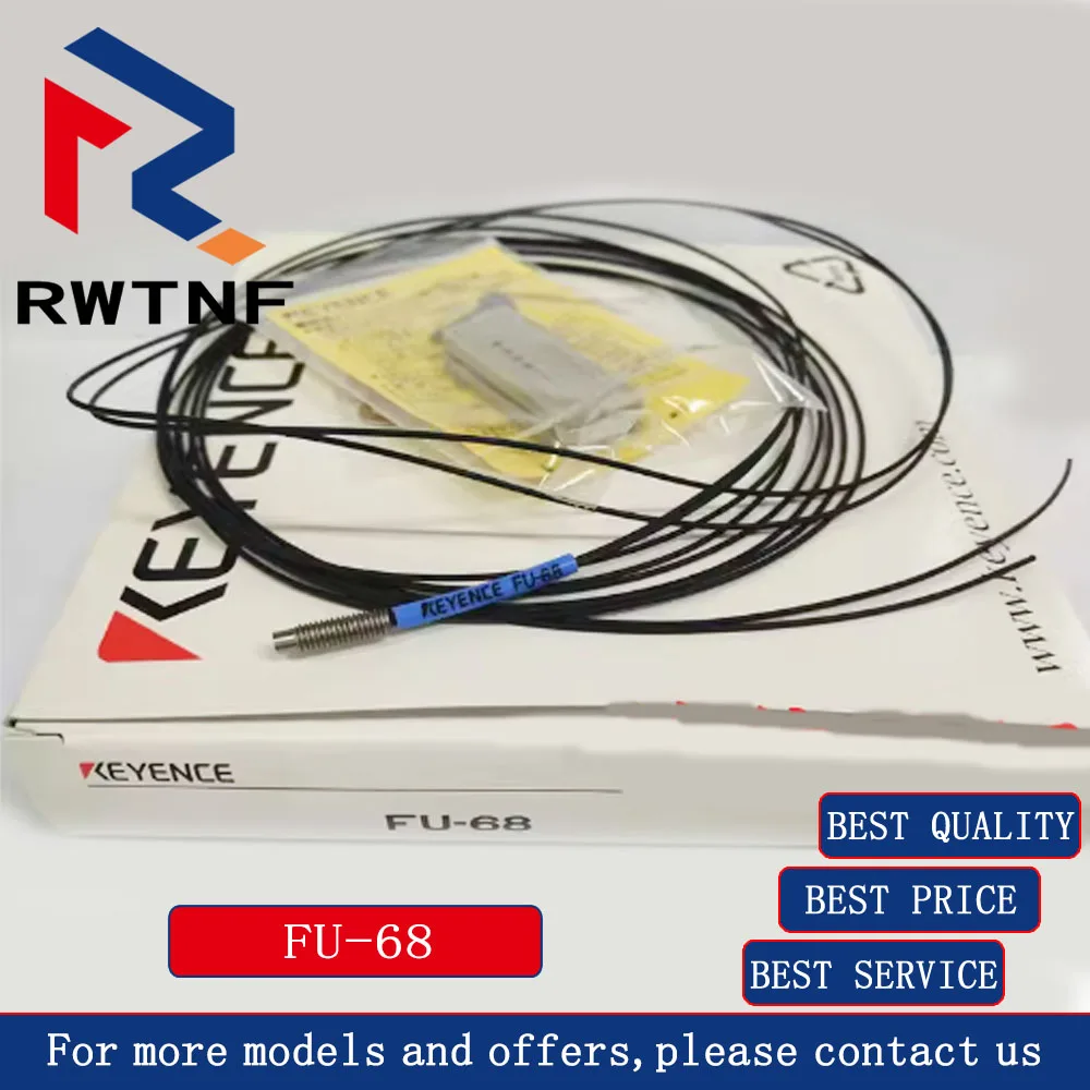 

Brand New Genuine FU-68 KEYENCE threaded M4 reflective fiber optic sensor