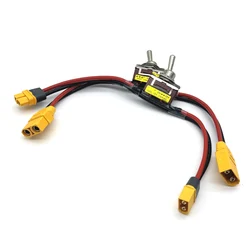 15A XT90 XT60 XT30 Plug convertitore adattatore maschio femmina per FPV Drone RC Lipo NiMH caricabatteria ESC ad alta corrente con interruttore