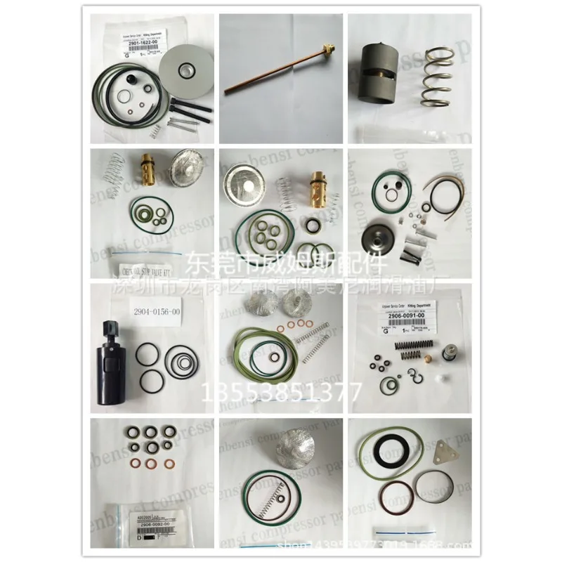 Maintenance kit for air compressor accessories oil cut-off valve 2901201800, please contact customer service if you buy it.