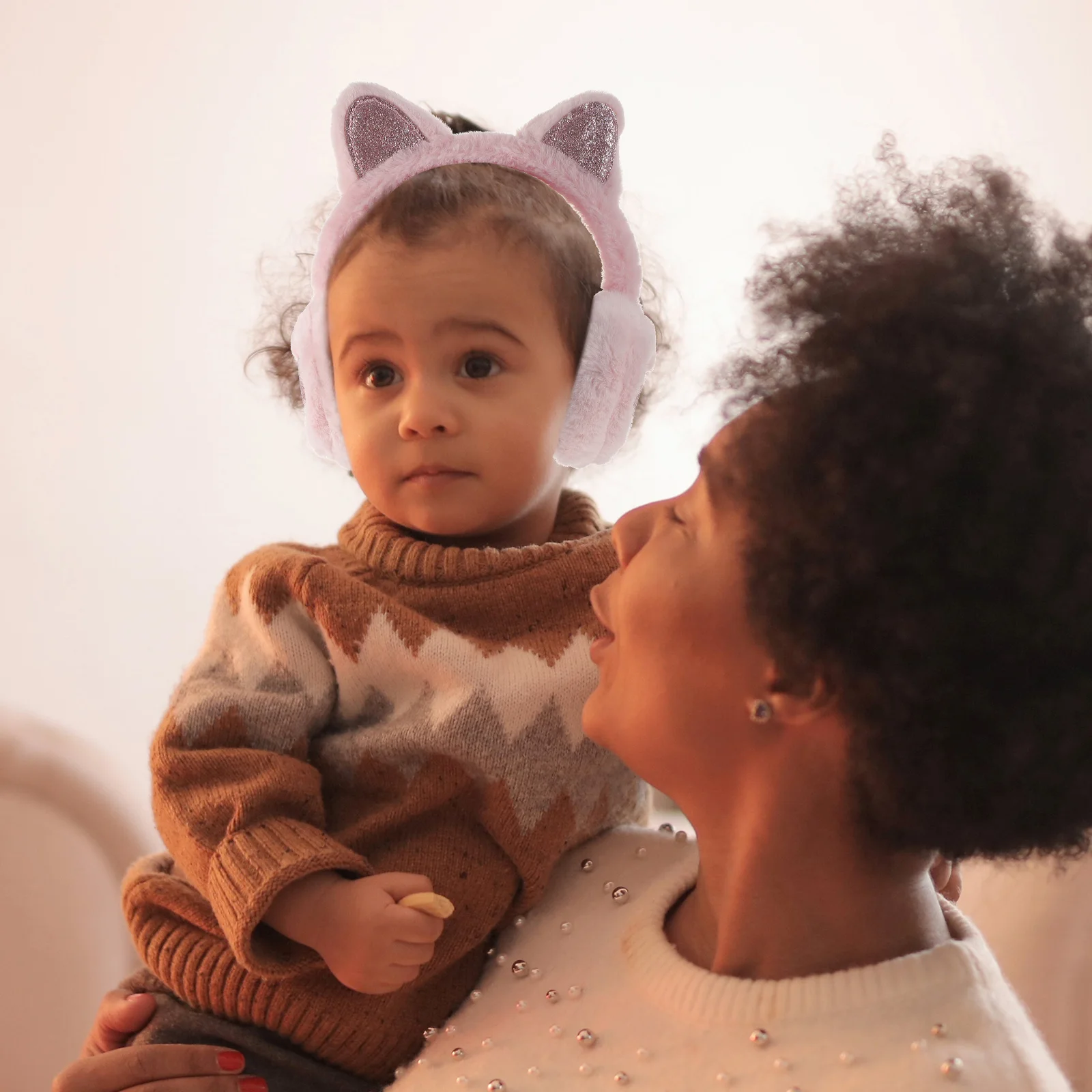 Детские наушники с кошачьими ушками