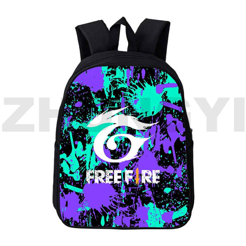 Fashion Student Free Fire Garena Backpack 16 Inch School Bag Middle Students Teens Travel Backpack 3D Game Free Fire Mochila