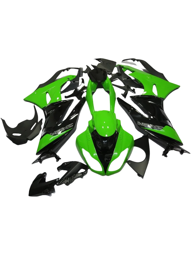 Body Full Fairing Kit For KAWASAKI NINJA ABS ZX-6R 09-12 ZX6R ZX 6R 6 R 09 10 11 12 2009 2010 2011 2012 Fairing green black