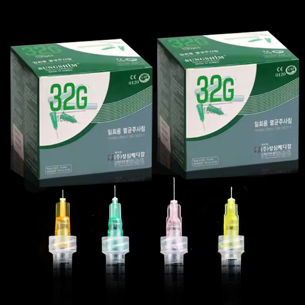Painless Small 34g 2.5mm Sharp Tip Needle Disposable Packaged for teeth Sterile Needle Eyelid Tool Parts