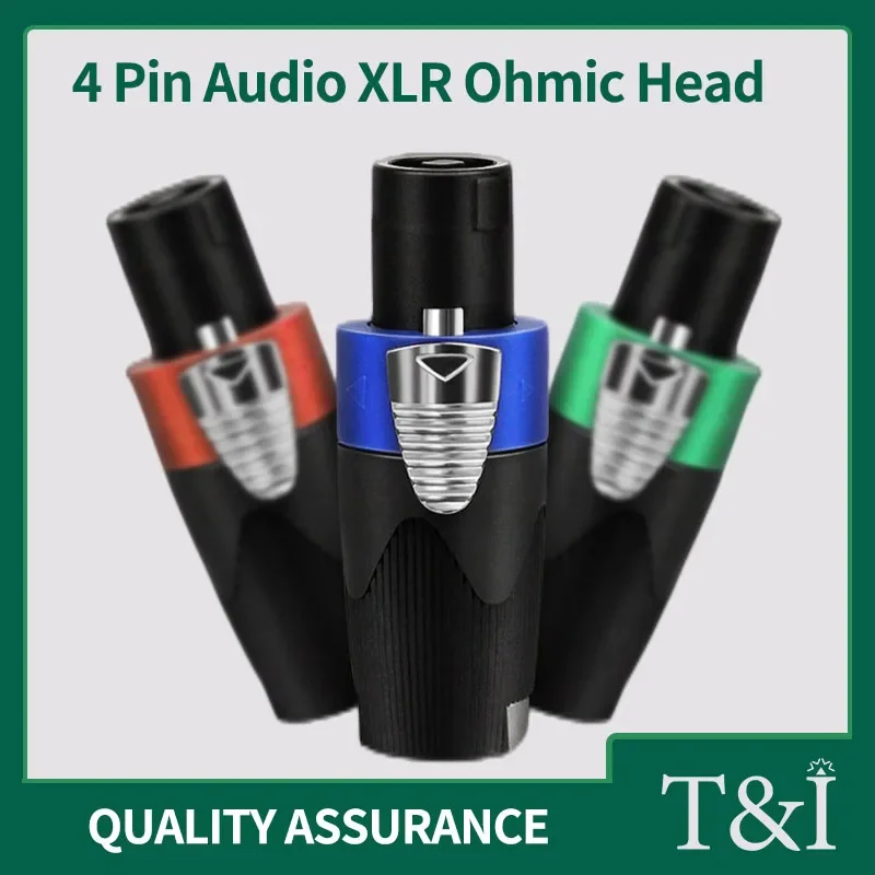 

Improve Your Audio with the NL4FC XLR 4 Pin Connector - Featuring Solder-Free Terminal and Ohm Head for Superior Sound Quality