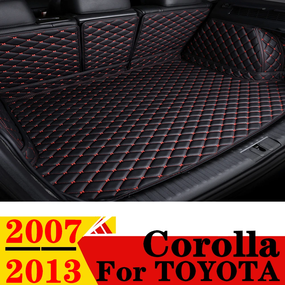 

Коврик в багажник автомобиля для Toyota Corolla 2007 2008 2009 2010 2011 2012 2013, задняя крышка багажника, коврик для багажника, хвостовая внутренняя подкладка для багажника