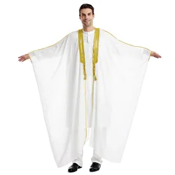 Dubai Saudi Abaya Open Kimono Men Muslim Long Robe Jubba Thobe Islam Clothing Arabic Turkey Kaftan Abayas Caftan Middle Eastern
