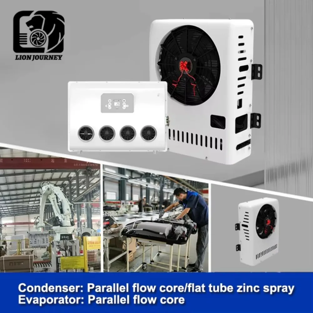 Single Fan Intelligent Temperature Control Source Factory 24V Parking Cooler for Various Vehicle Models