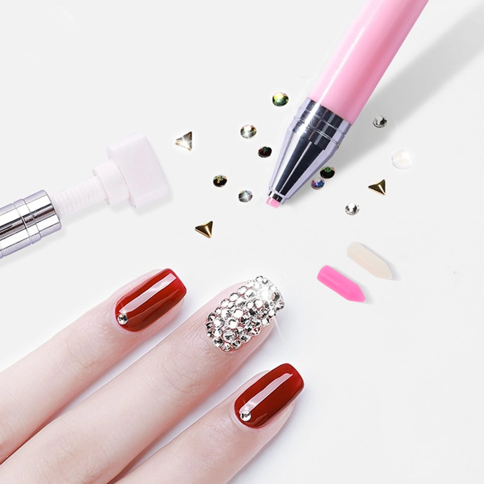 

12pcs Picker Wax Replacement Head Tips Dotting Pen Tools Nail Art Supplies Manicure Wax Replacement Head Tips Accessories