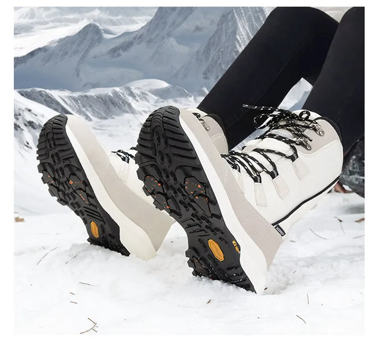 Skypilot Outdoor-Schneeschuhe Herren-Wanderschuhe Winter High-Top-Sneaker Warme Skistiefel Wasserdichte Damenstiefel Trekking-Sneaker – Detail 27