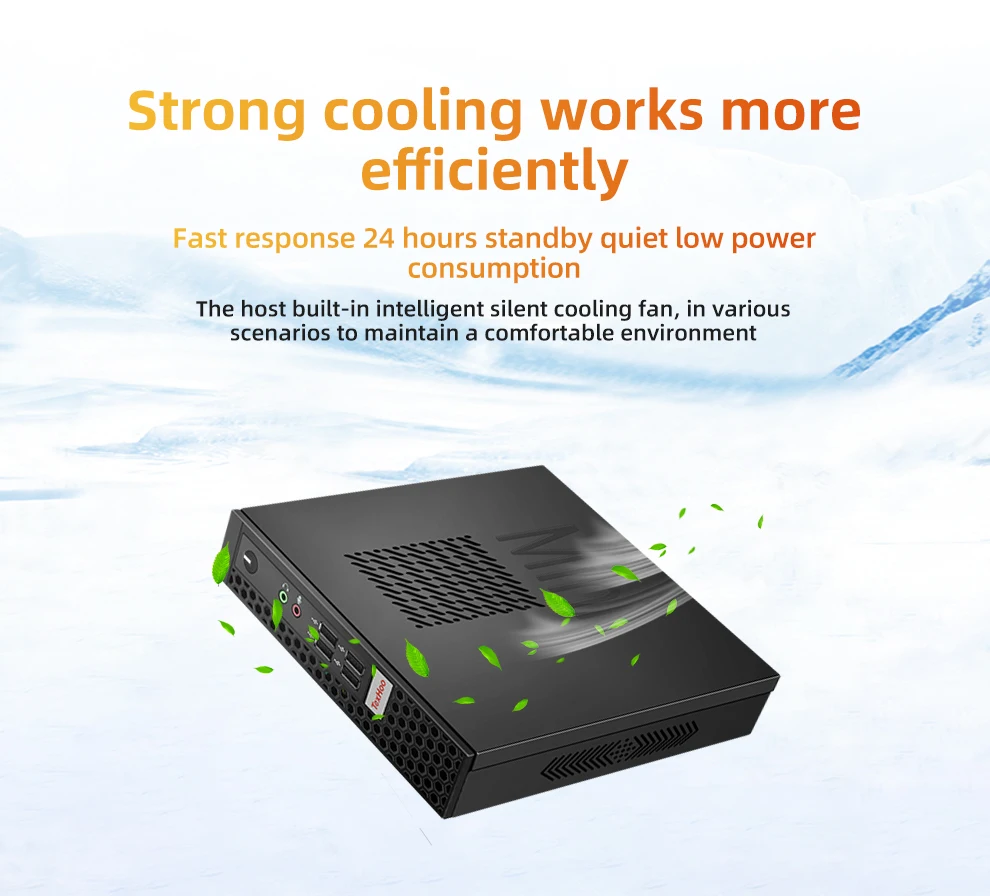 Texhoo MINI PC AMD Ryzen5 4600H Windows 11 16G DDR4 2666MHz 512G NVMe SSD Desktop Mini Computers WIFI6 BT5.2 Dual 4k Display