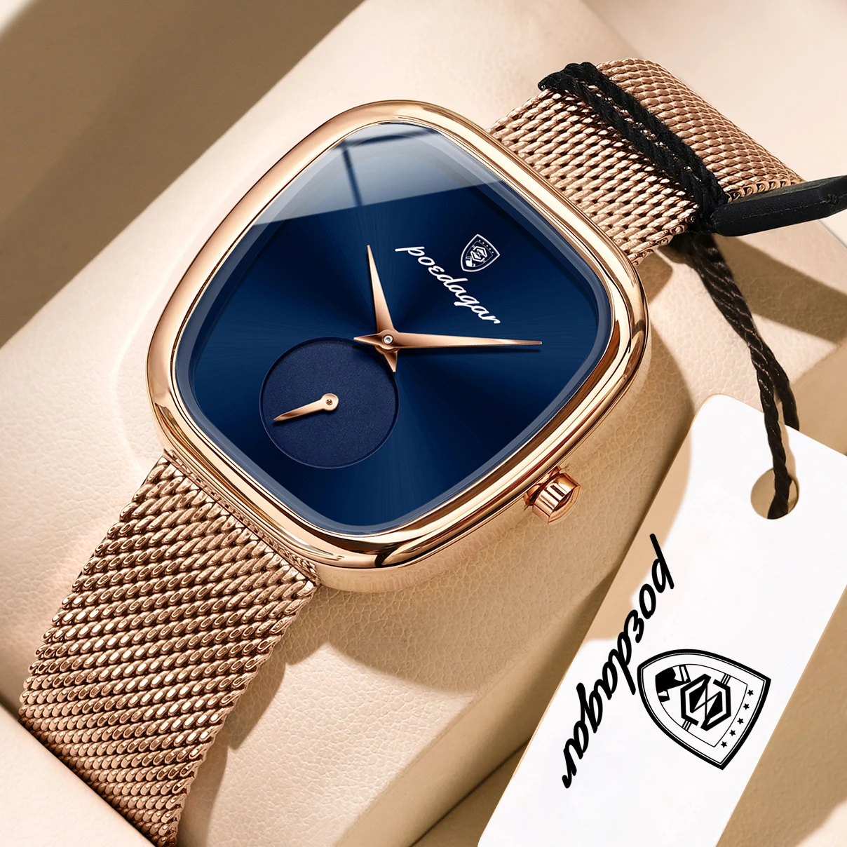 Waterproof Diving Watch - Jam Tangan Wanita POEDAGAR Fashion Brand,