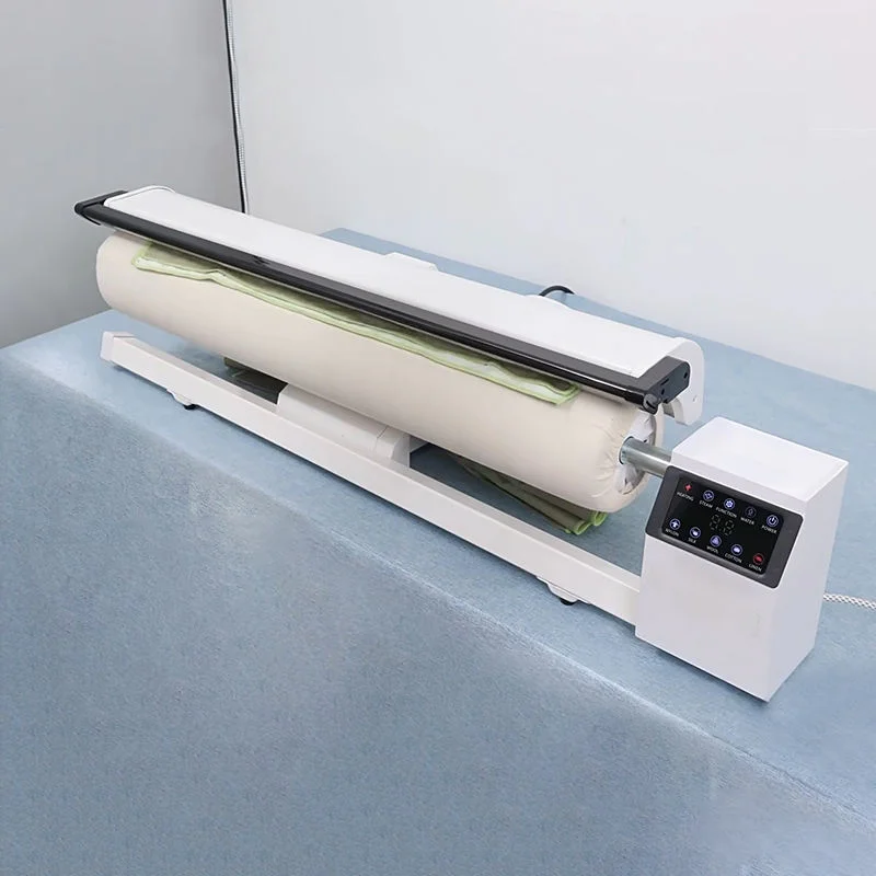 Home Commercial Use Desktop Efficient Linen Roller Ironing Machine Portable Rotary Steam Ironing Press For Hotel Laundry Shop