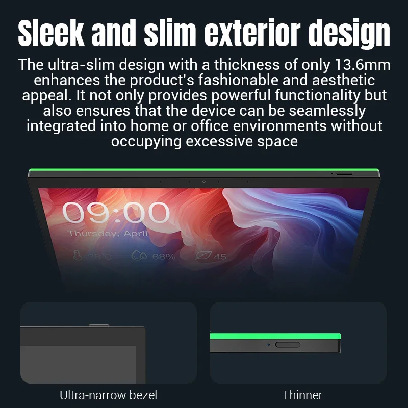 Intelligentes Home Control Panel Android System Multi-Size-Schnittstellen WiFi Matter Zigbee Tablet