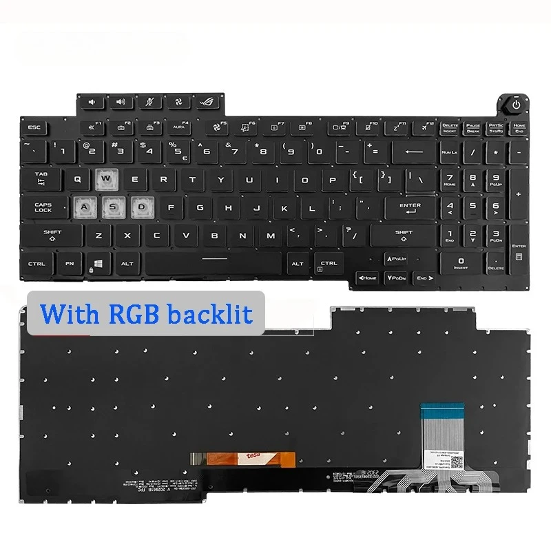 

НОВАЯ ОРИГИНАЛЬНАЯ клавиатура для ноутбука ASUS ROG 5R Plus G713Q G733