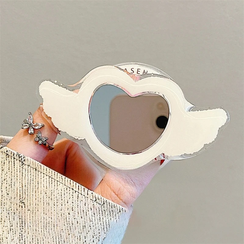 

Магнитный держатель для телефона Tok Griptok с зеркалом в форме сердца для Magsafe IPhone17 Smart Tok Cute Love Coree Style