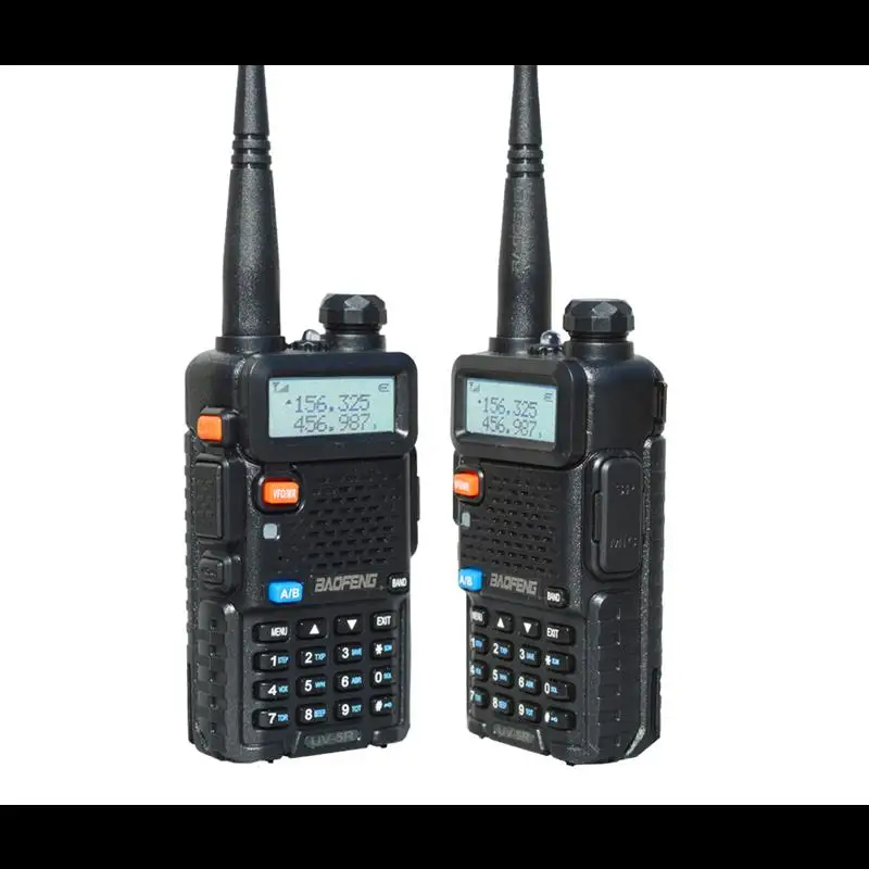 Baofeng-walkie-talkie UV-5R, estación de Radio CB profesional, transceptor Baofeng UV5R, 5W, VHF, UHF, portátil, UV 5R, para caza