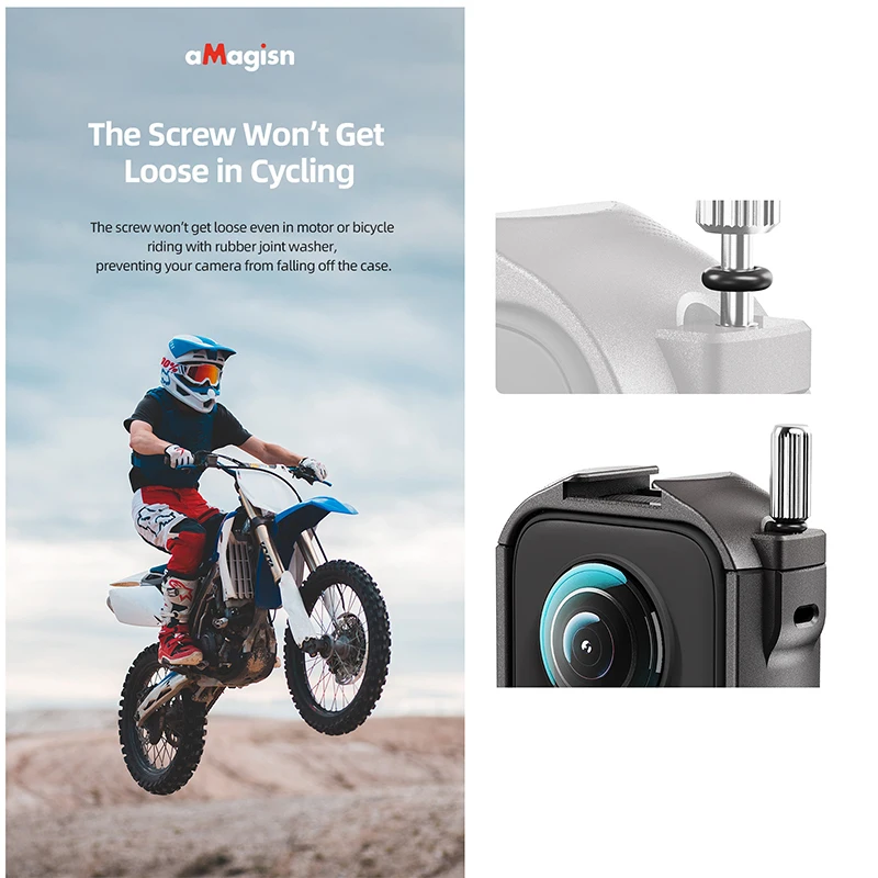 สําหรับ Insta360 X3 Panoramic กล้องกีฬาอลูมิเนียมกรอบป้องกันขยายกรงกระต่ายวงเล็บเลนส์ Guard Cap อุปกรณ์เสริม