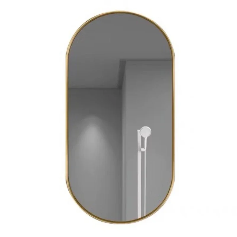 Decorative Mirror Bathroom Mirror Touch Control Dimmable Light Waterproof Design Practical Function Espejos De Bolsillo Decor