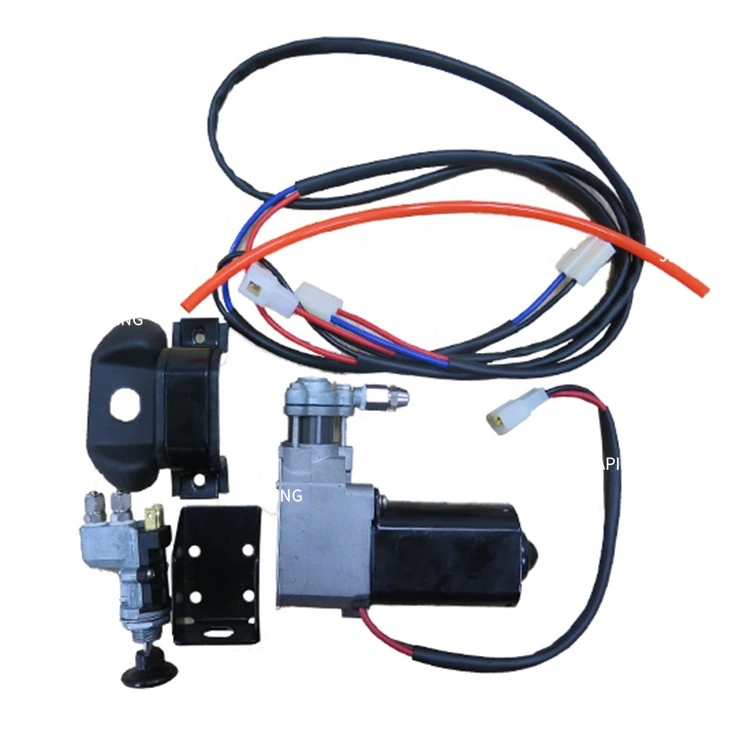 Подходит для новейшего дизайна сиденья, комплект микровоздушного компрессора в сборе, автозапчасти 12/24 В для сидений грузовика/строительной пневматической подвески