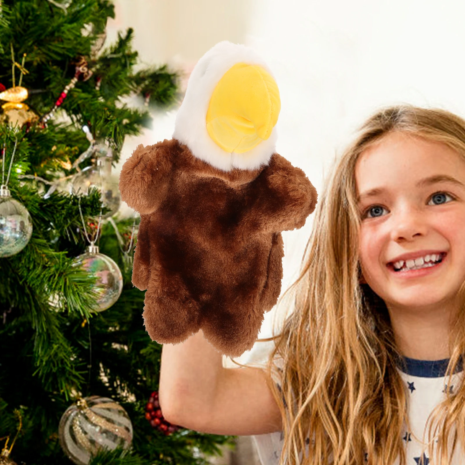 Juego interactivo seguro con mano de águila, mejora la comunicación, regalo de unión para padres e hijos, marioneta de Animal de simulación