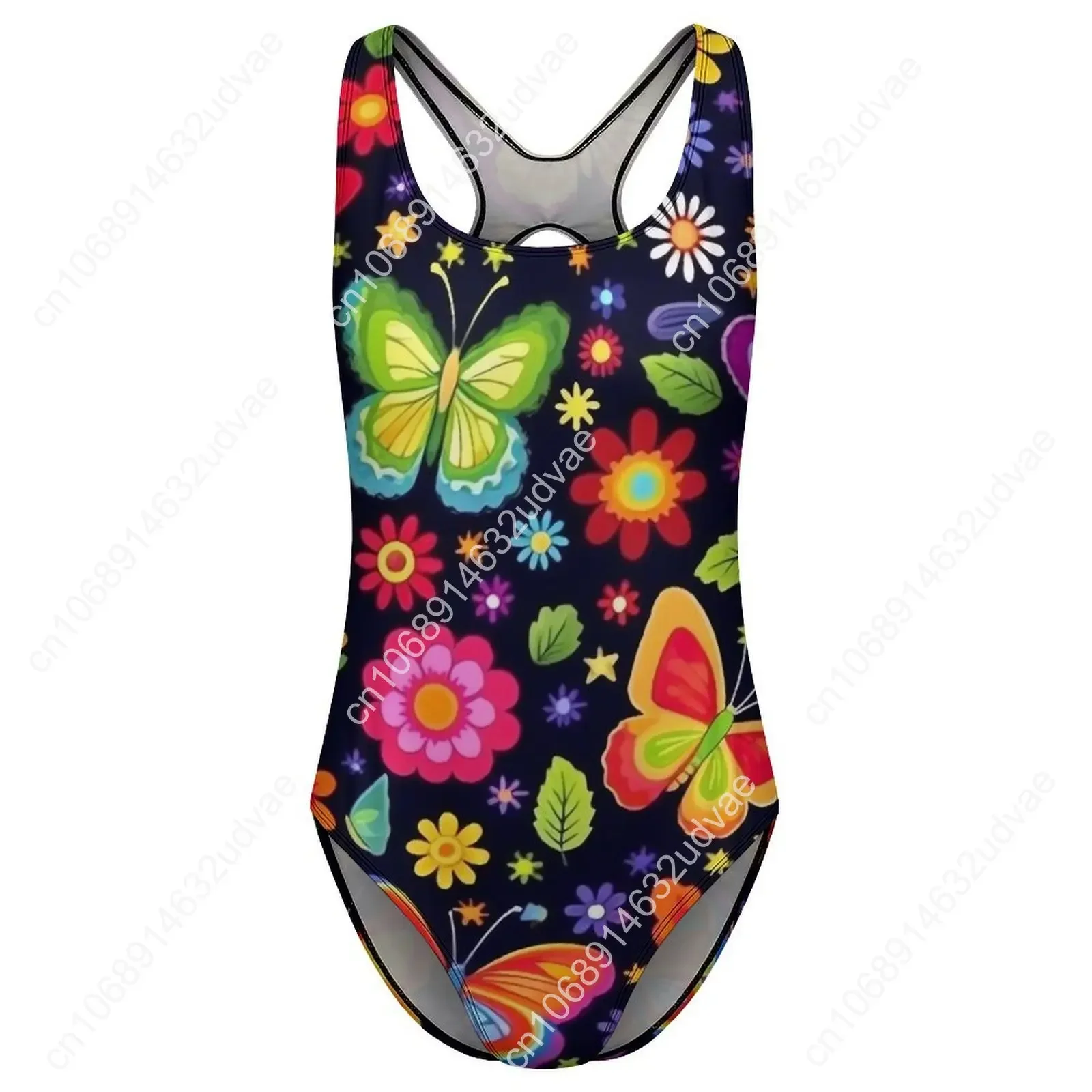 Strój kąpielowy z motywem motyli, kwiatowy wzór, push-up, jednoczęściowy, do surfingu, seksowny, na zamówienie, na plażę, plus size