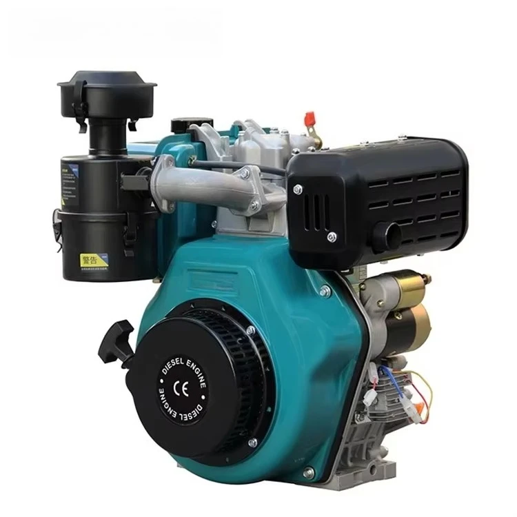 Single Cylinder 4 Stroke Electric Start Air Cooled fuel Engine 173f 178f 186f 188f Boat Motor Tengka Brand Easy to Operate 9L