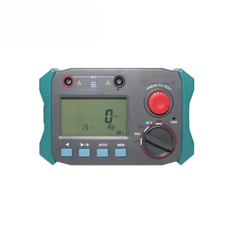 Low Voltage Distribution Box Leakage Switch Tester Multi Range RCD Circuit Breaker Detector Automatic Manual 0-750V Safety