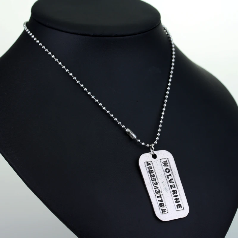 Modische Punk-Style Wolverine-Anhänger-Halskette - Filmfigur-Schmuck-Accessoire als Einzigartiges Geschenk für Männer – Detail 2