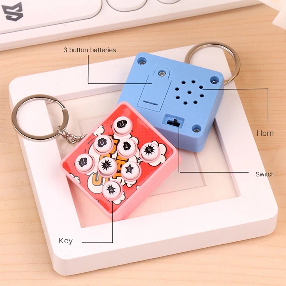 Portable Music Key Chain Holder Musical Instrument Toy Music Box Pendant Keychain Wall Keychain Storage Box Key Storage Holder