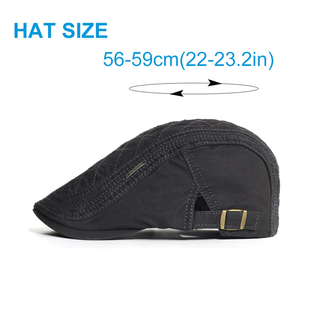 Four Seasons Casual Newsboy Caps Men Woman Adjustable Beret Flat Ivy Cap Soft Solid Driving Cabbie Hat Peaked Cap Unisex