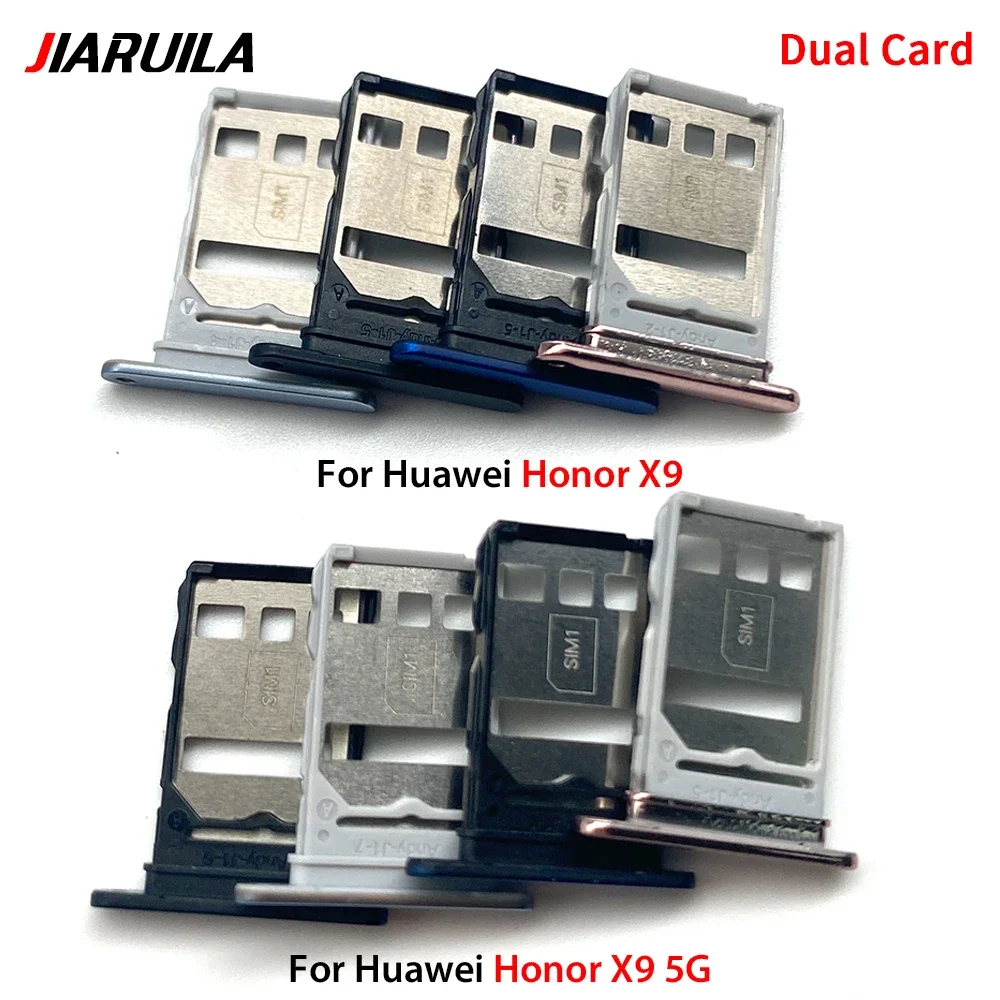 Dual  Sim Card Slot Tray Holder repair part For Huawei Honor X9  X9 5G X9A X9B Sim Card Tray