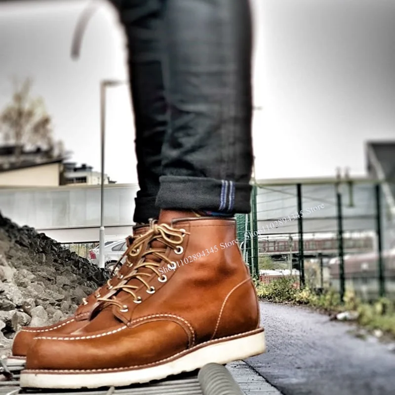 

Brown Lace Up Shallow Men Shoes Men's Dress Shoes Shallow Pumps High Quality Party Shoes Fashion Big Size 47 Zapatillas Mujer