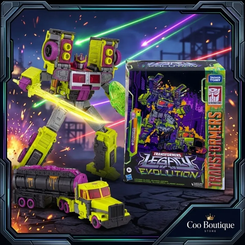 【En stock】Jouets transformables Toxitron Legacy Evolution, figurine de collection, cadeau, 100 % authentique, avec boîte.