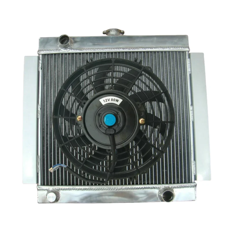 

HOT SALE 3R CAR Aluminum Radiator +FAN Fit Ford Escort Mk1 Mk2 MK 1 2 RS2000 1100L Pinto 1.1/1.3/1.6/2.0L MT Saloon/Van 68-1980