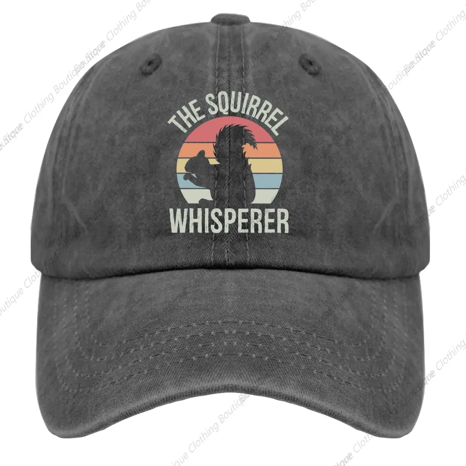 

The Squirrel Whisperer Trucker Hat Fish Hat Cyan Blue Fishing Hat Gifts for Grandma Outdoor Cap