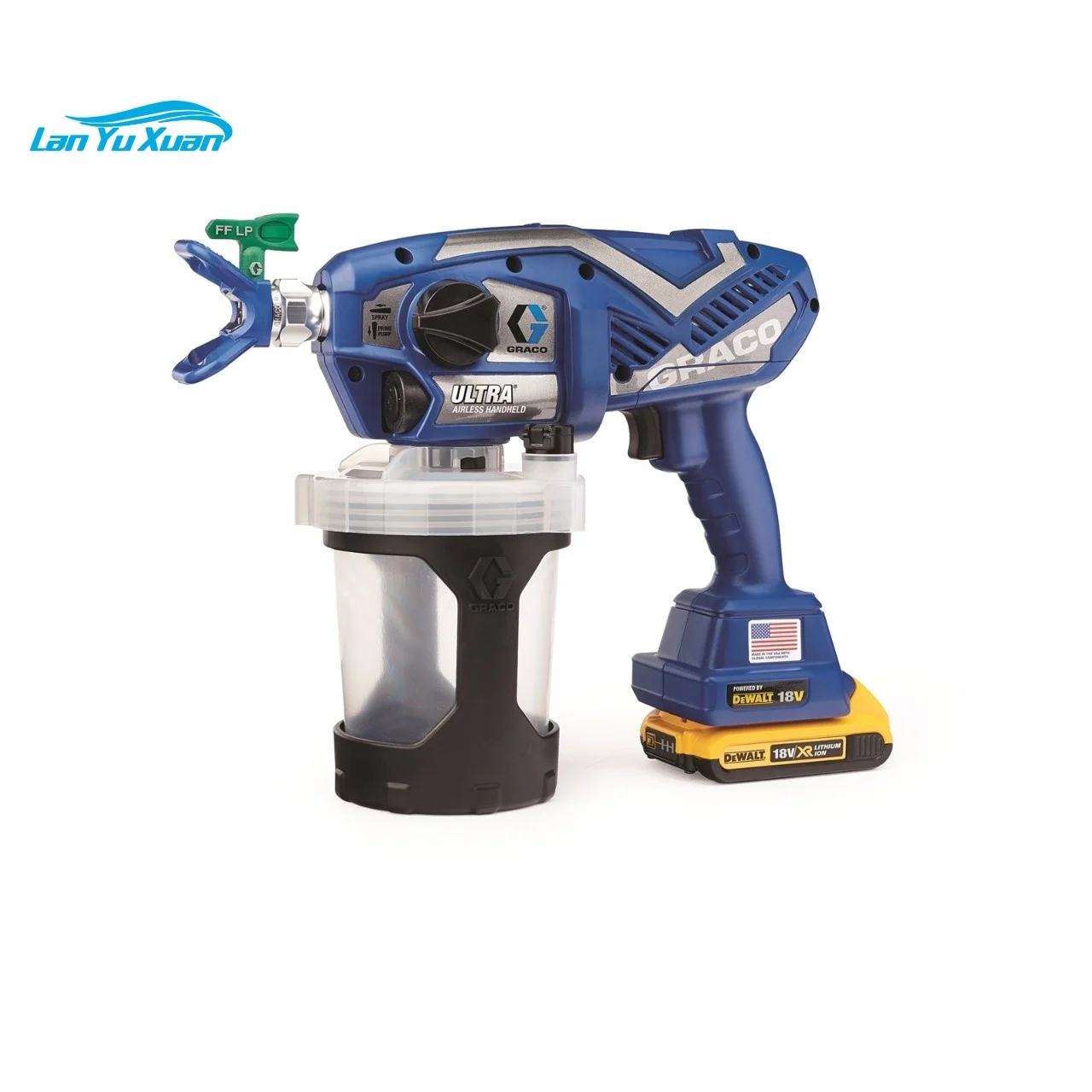 

Brand New G Raco for Ultra Max 18V Cordless Airless Handheld Mini Paint Sprayer Gun Battery-Powered