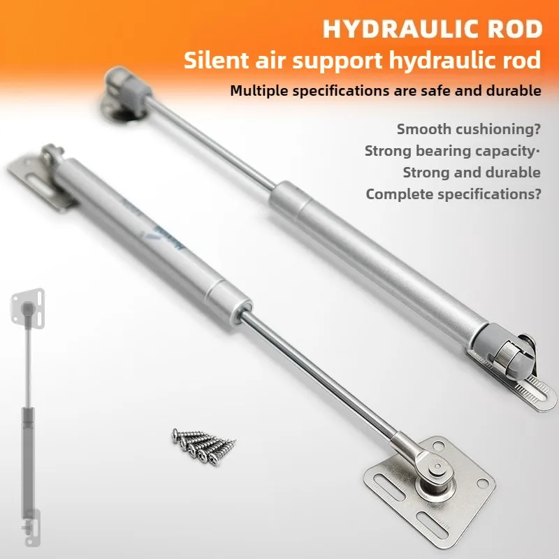 2/4/6PCS 100N Furniture Hinges Stay Soft Close Open Hydraulic Furniture Door Lift Support Silent for Kitchen Cupboard