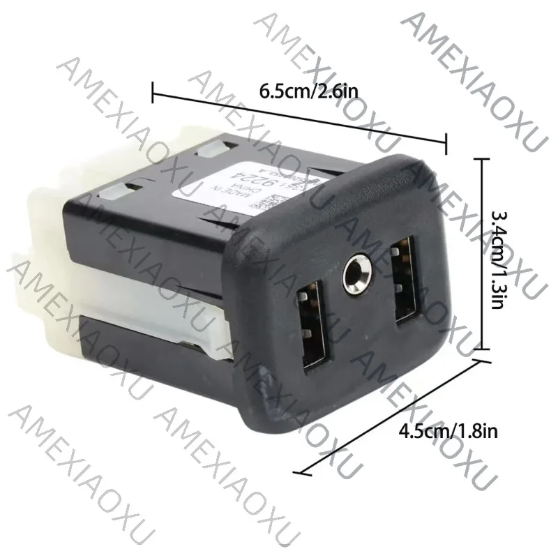 

13519224 Fit For GM Chevrolet Dual USB Port Interface Module AUX Jack CarPlay